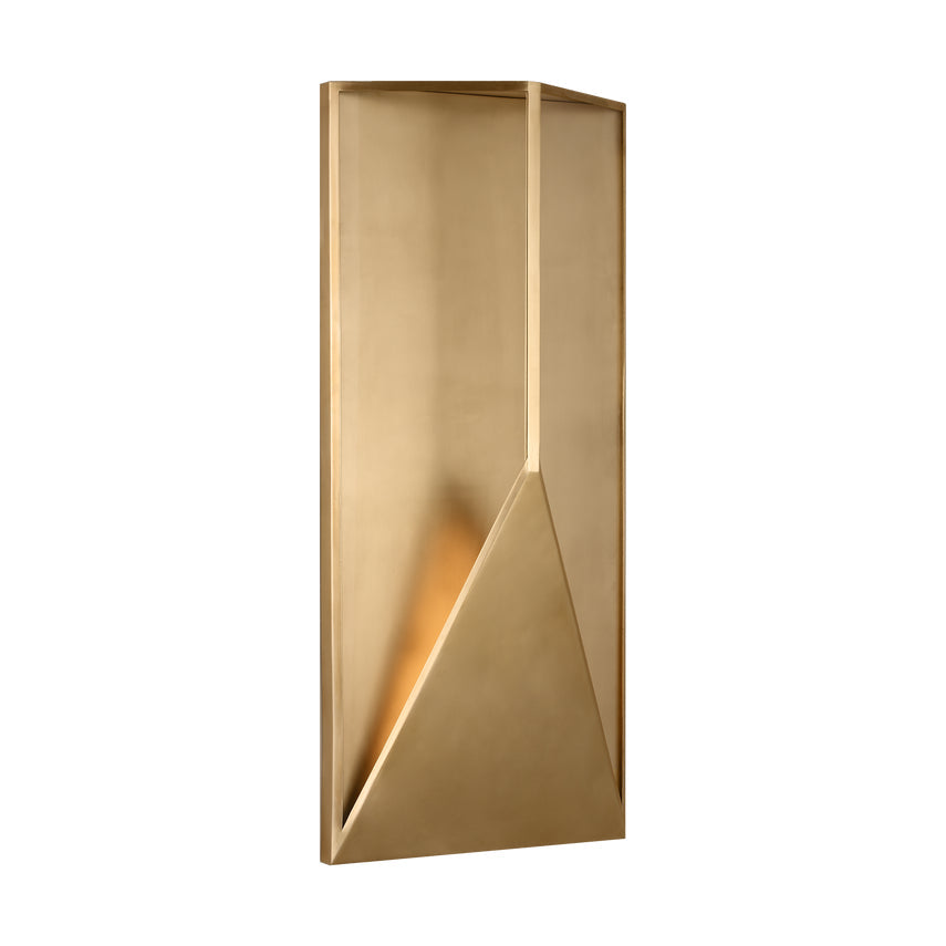 Visual Comfort Punto Wall Sconce 30 Led Light Modern Indoor Outdoor Hand-Rubbed Antique Brass