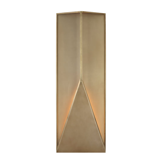 Visual Comfort Punto 38 Led Wall Sconce Hand-Rubbed Antique Brass
