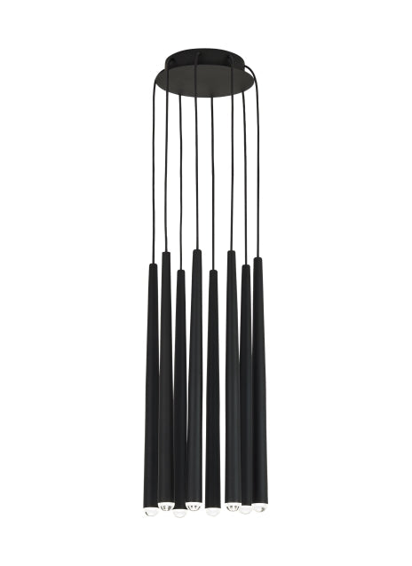 Pylon 8 Light Chandelier by Visual & Comfort & Co