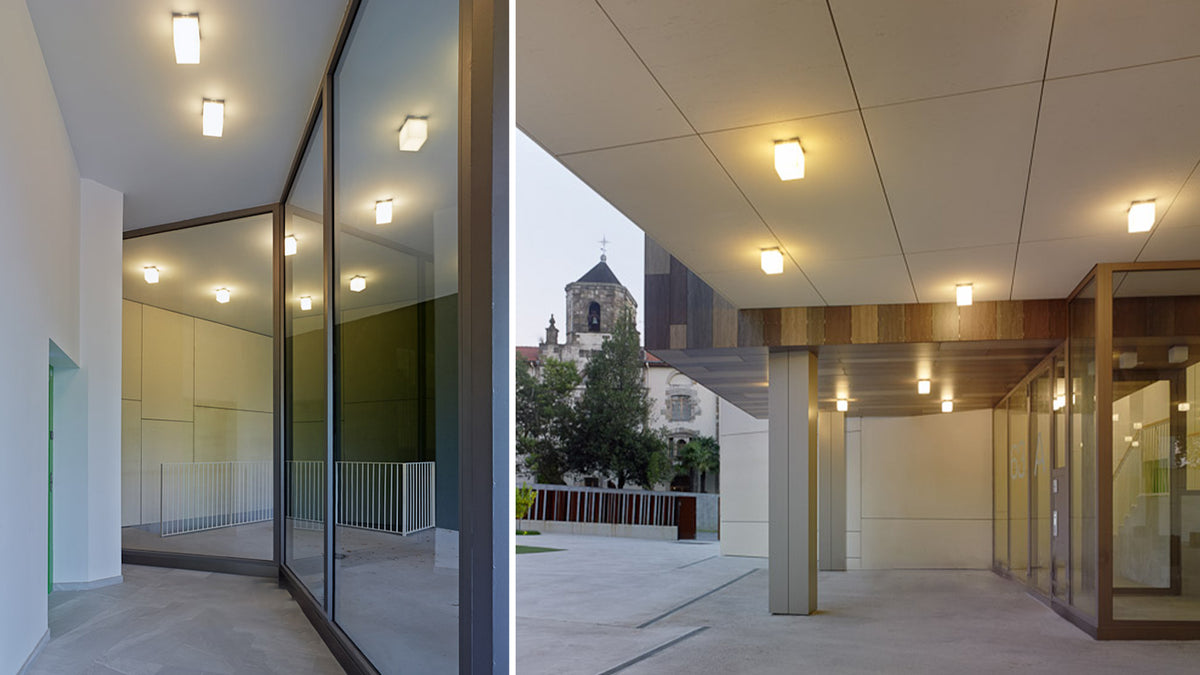 Q.Bo ceiling and wall lamp by Carlos Serra