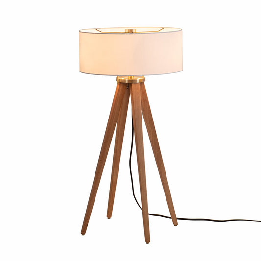 Quattro Table Lamp by Nova of California, Natural Ash – view 1