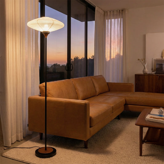 Roswell Torchiere Floor Lamp by Nova of California – view 1