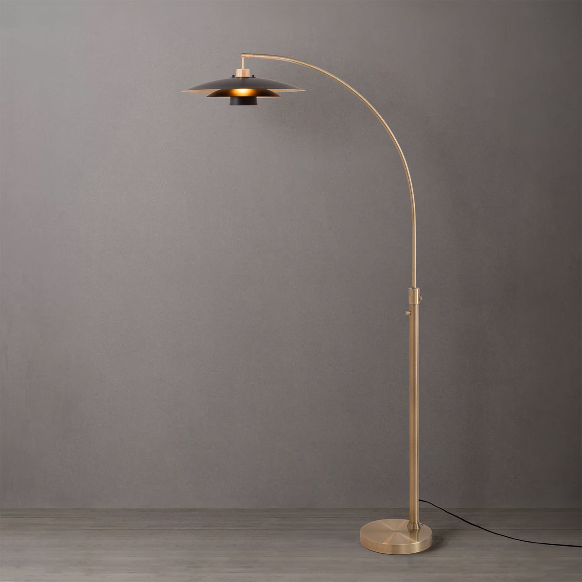 Rancho Mirage 75"H Chairside Arc Lamp by Nova of California – view 4