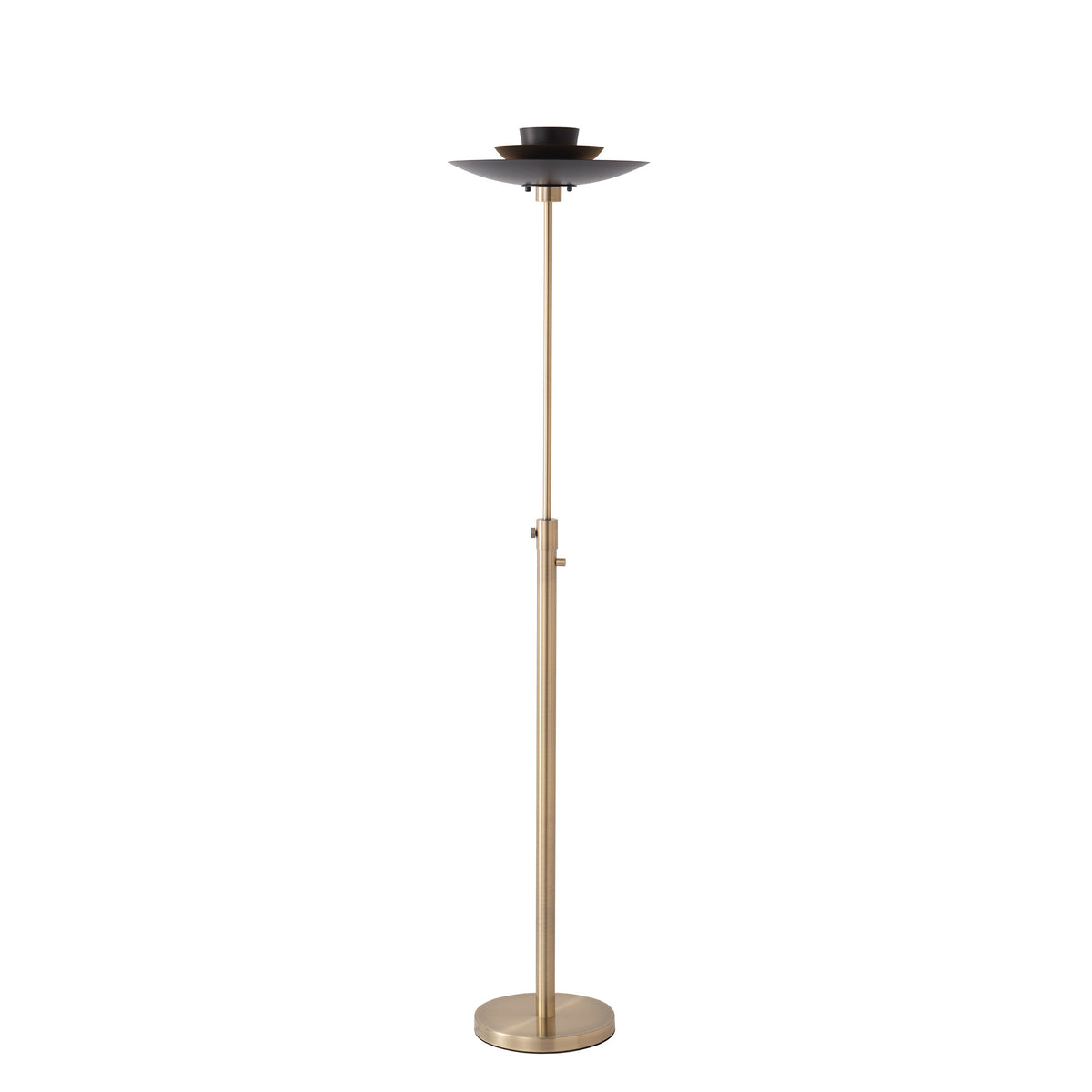 Rancho Mirage Torchiere Lamp by Nova of California, Weathered Brass – view 1