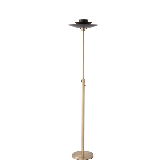 Rancho Mirage Torchiere Lamp by Nova of California, Weathered Brass – view 1