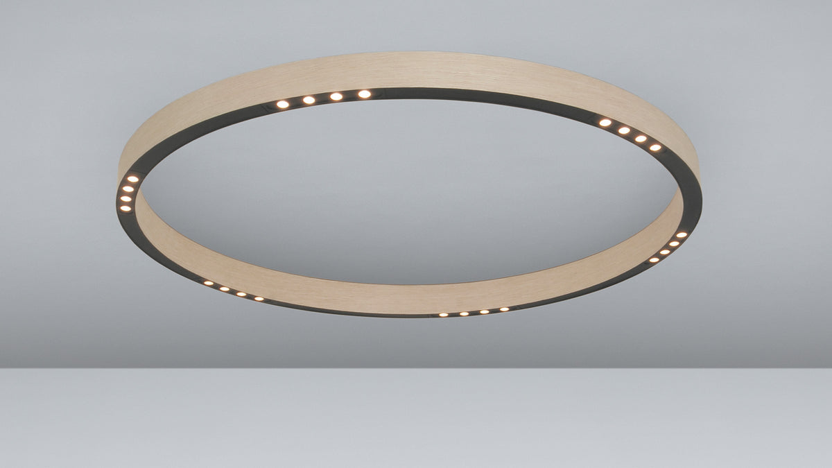 R2 C ring ceiling lamp by David Abad