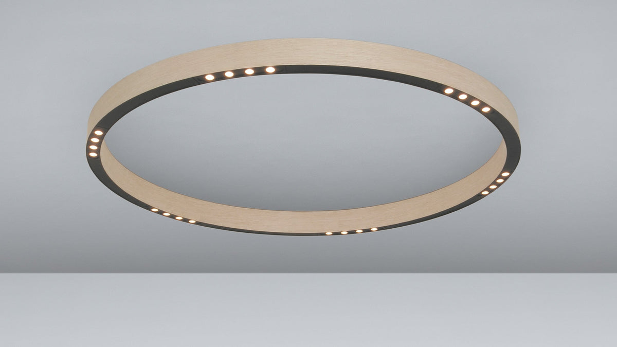 R2 C ring ceiling lamp by David Abad
