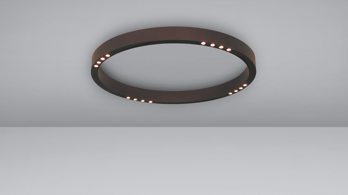 R2 C ring ceiling lamp by David Abad