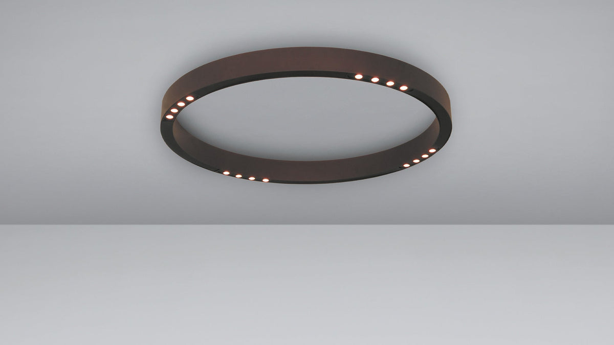 R2 C ring ceiling lamp by David Abad