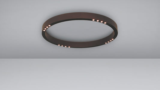 R2 C ring ceiling lamp by David Abad