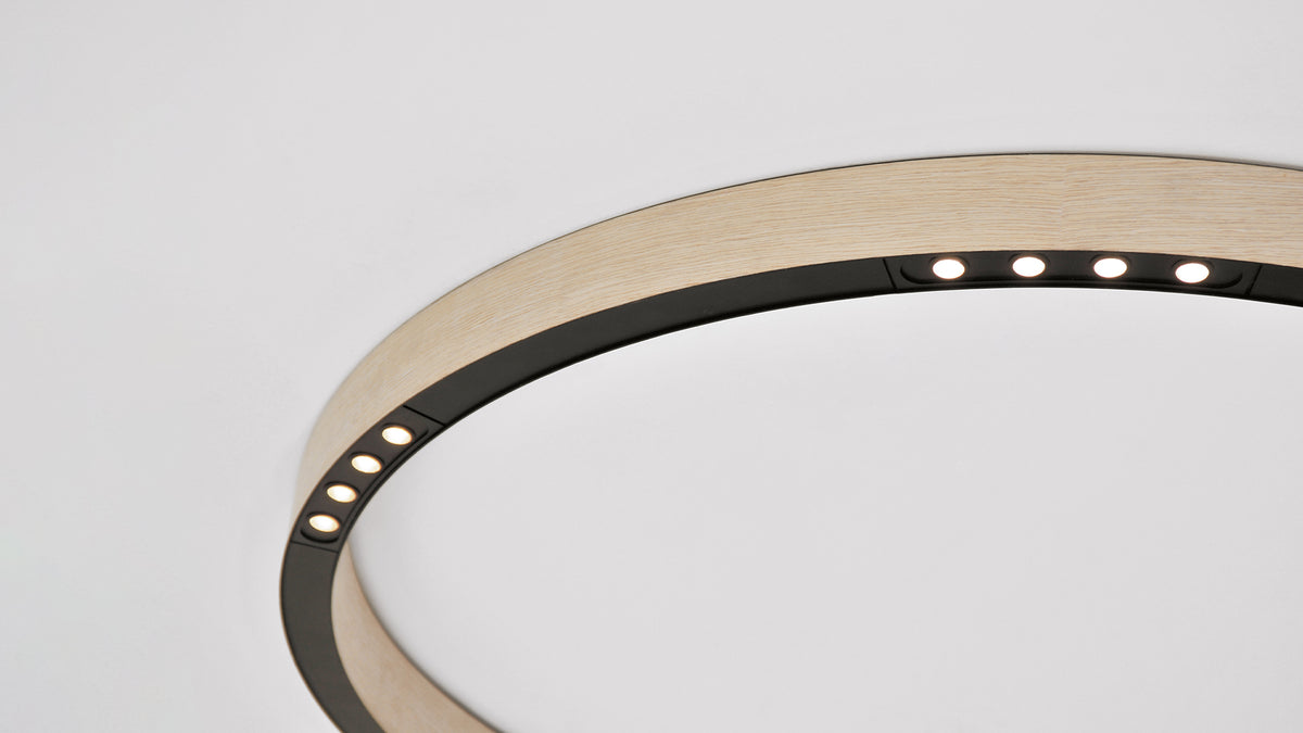 R2 C ring ceiling lamp by David Abad