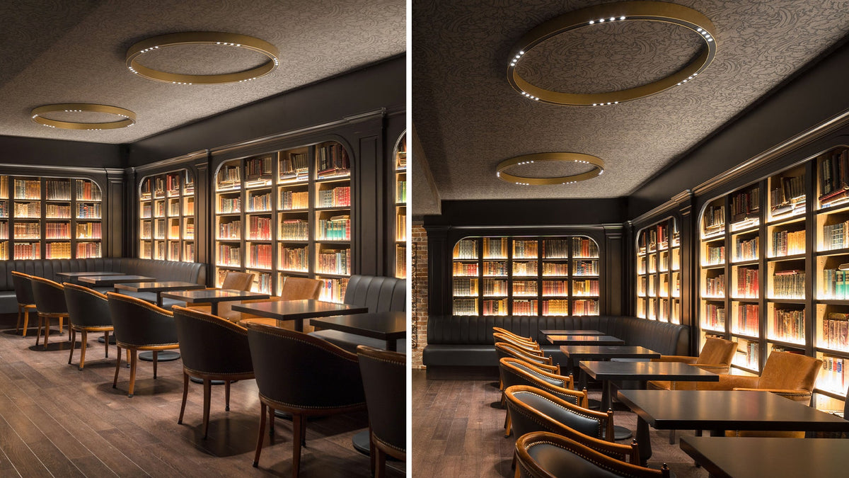 R2 C ring ceiling lamp by David Abad