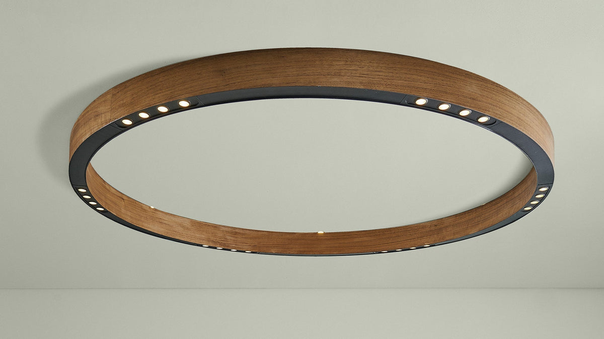 R2 C ring ceiling lamp by David Abad