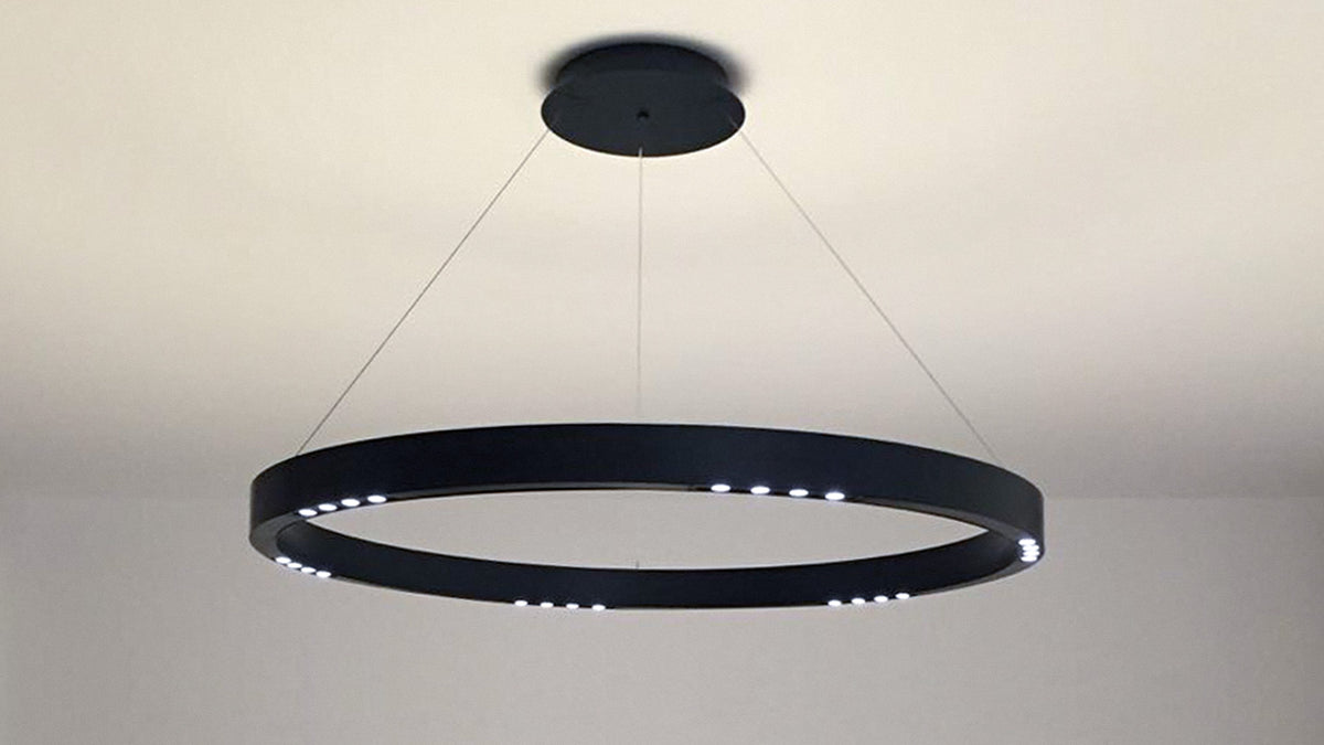 R2 S ring pendant lamp by David Abad