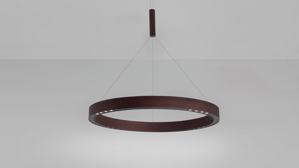 R2 S ring pendant lamp by David Abad
