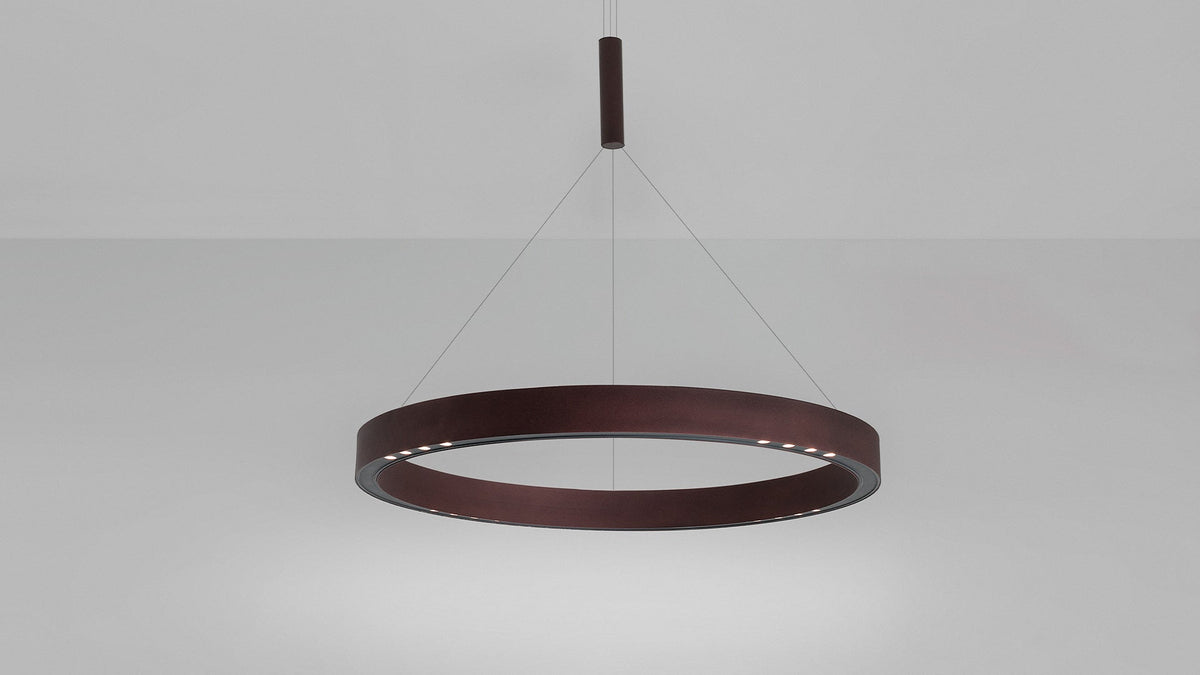 R2 S ring pendant lamp by David Abad