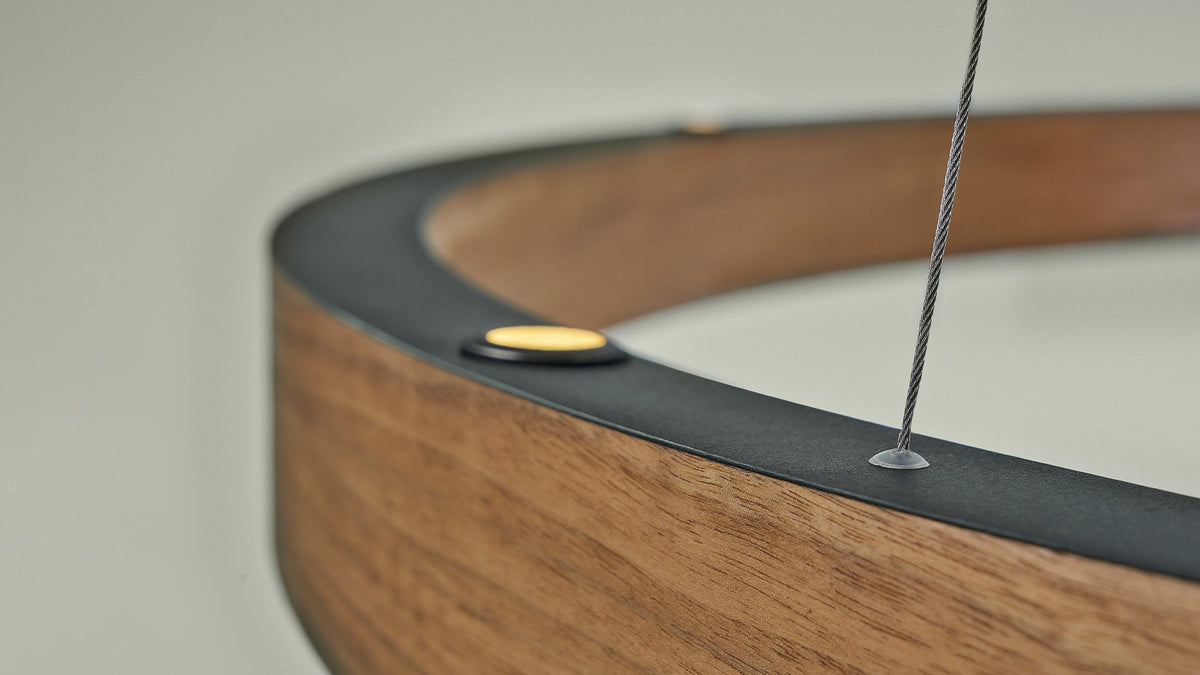 R2 S ring pendant lamp by David Abad