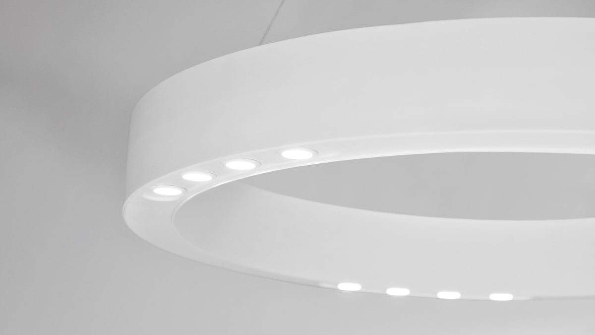 R2 S ring pendant lamp by David Abad