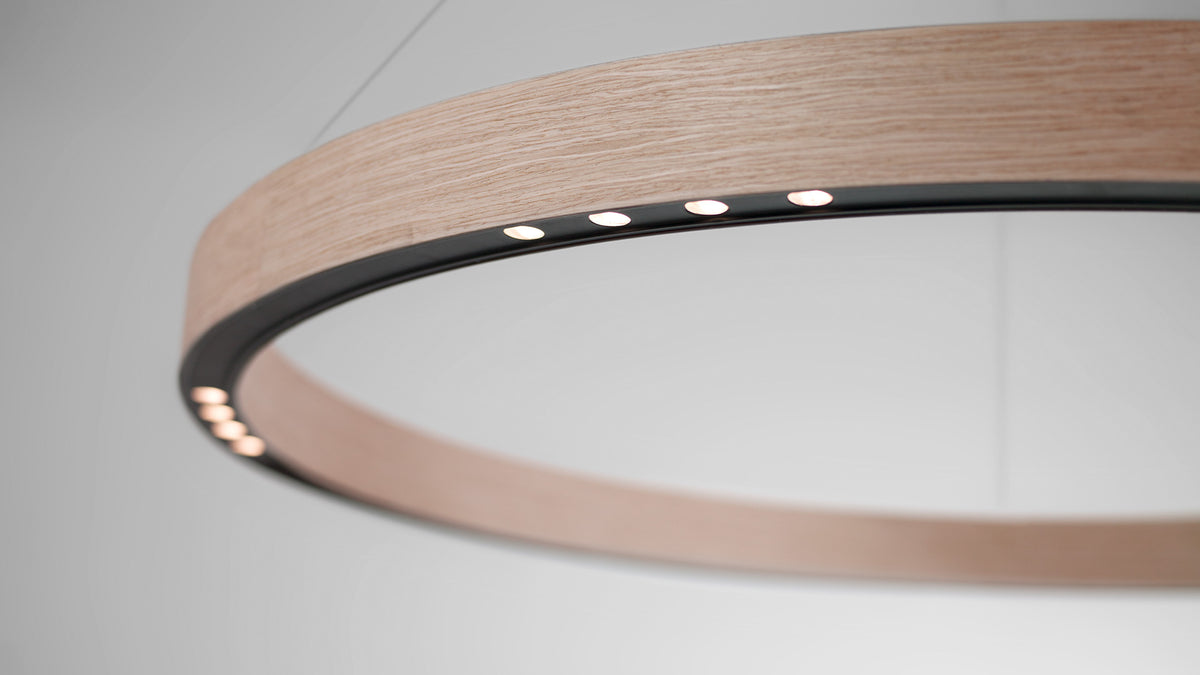 R2 S ring pendant lamp by David Abad