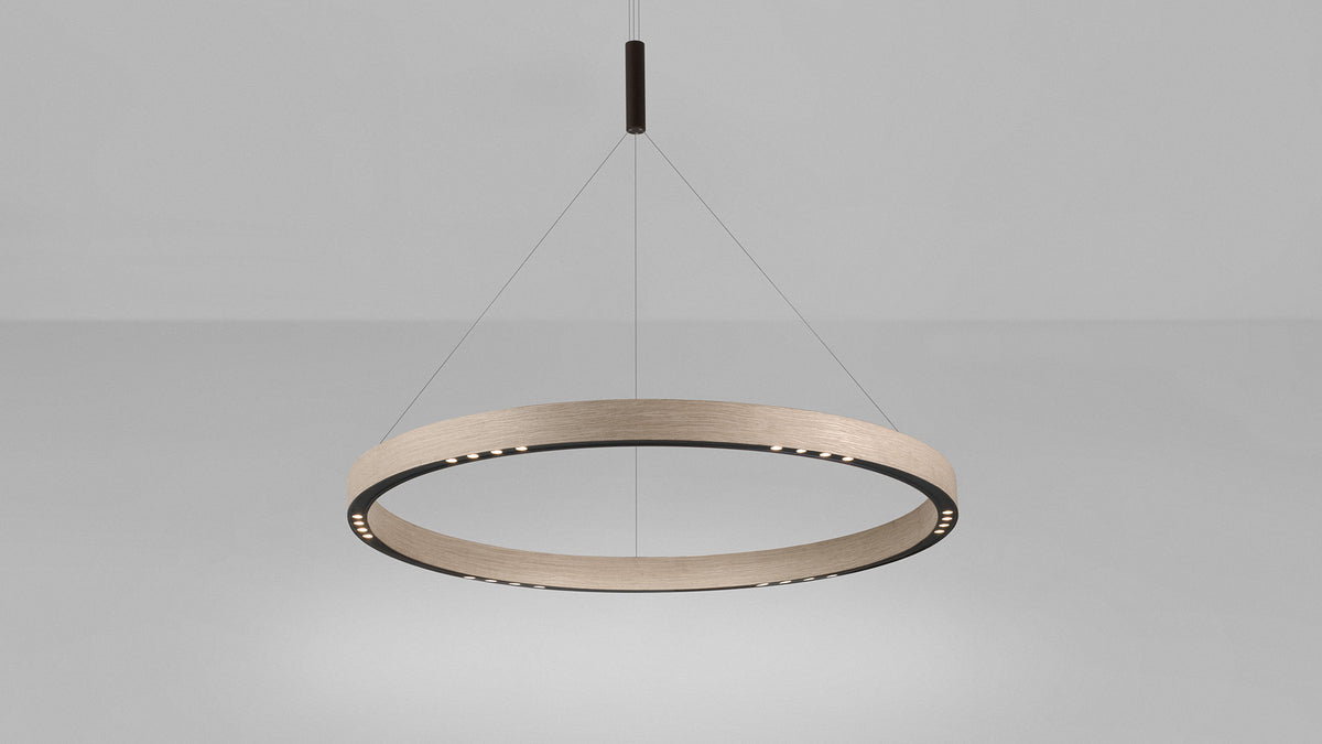R2 S ring pendant lamp by David Abad
