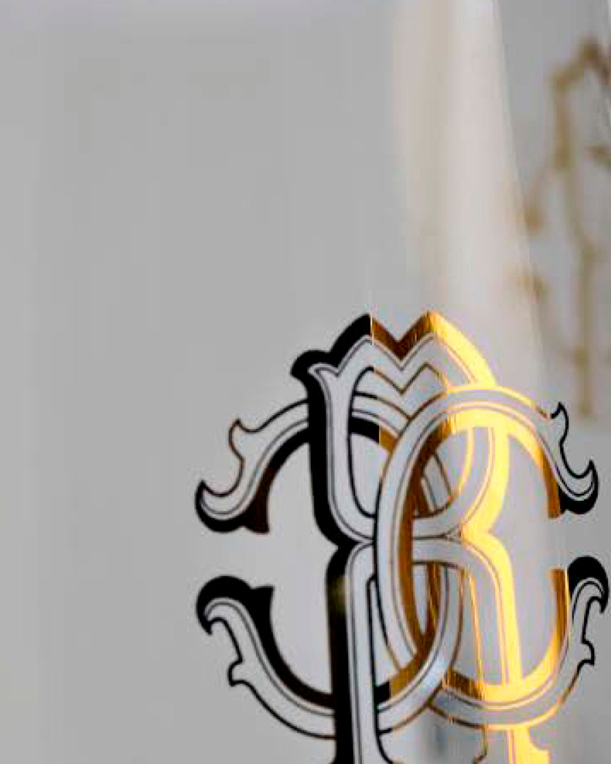 Roberto Cavalli Home New Monogram Gold old fashioned glass – photo 2