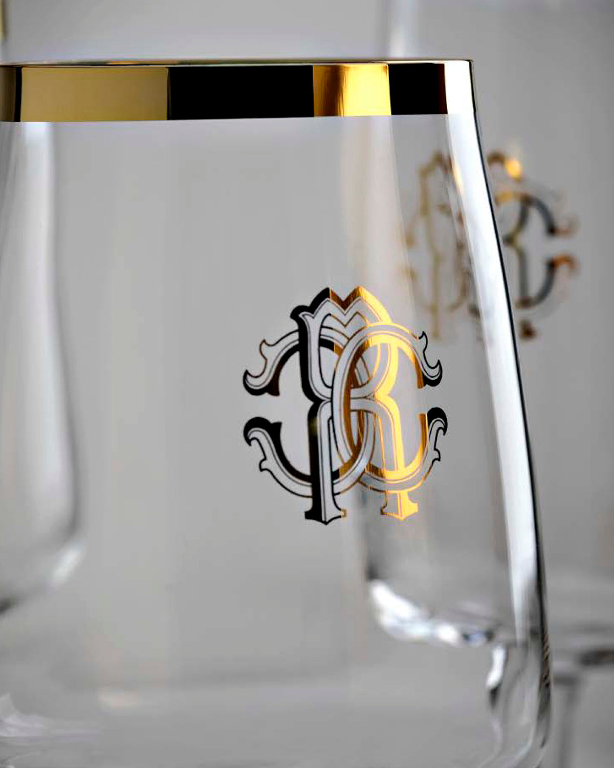 Roberto Cavalli Home New Monogram Gold champagne goblet – photo 4