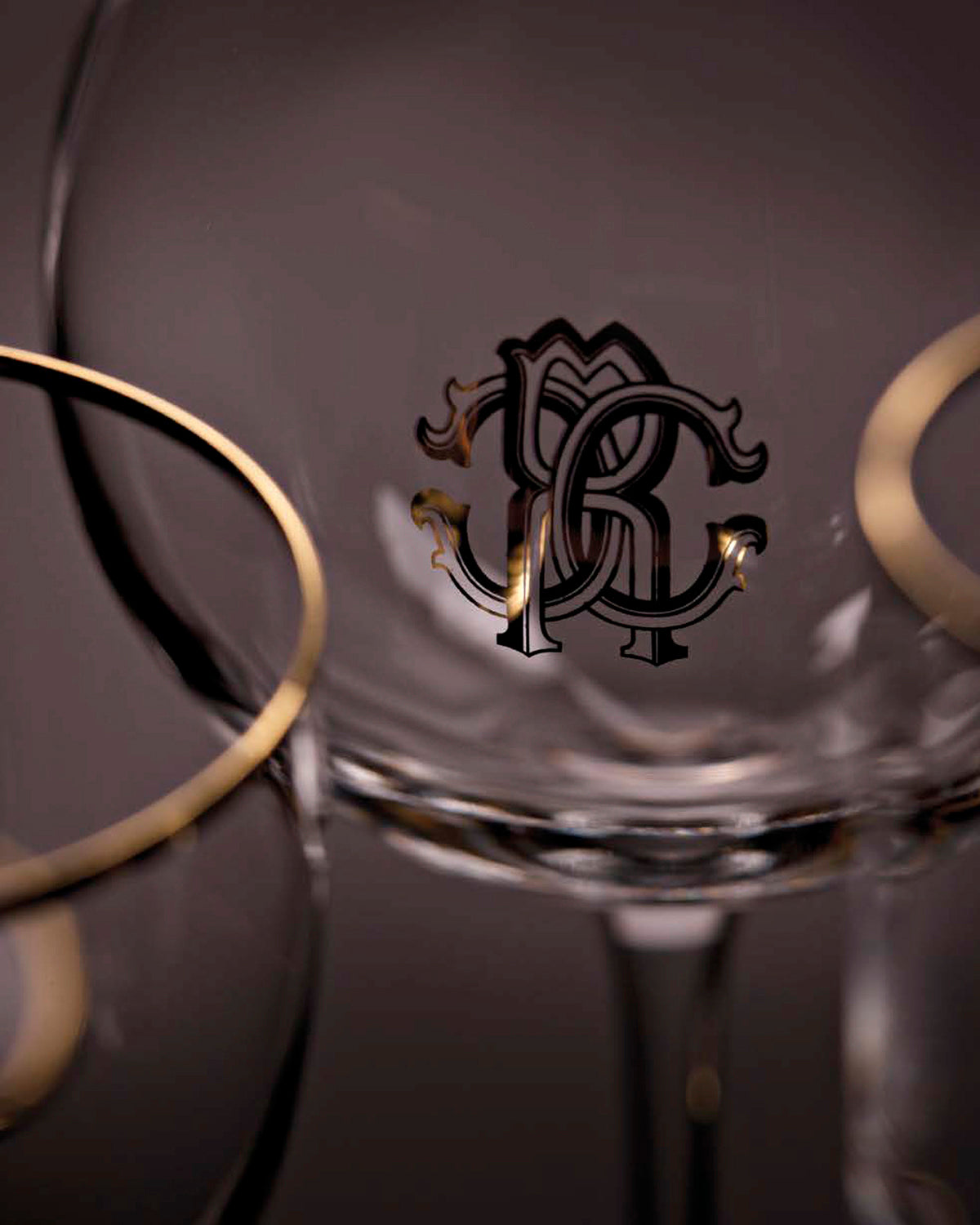 Roberto Cavalli Home New Monogram Gold champagne goblet – photo 2