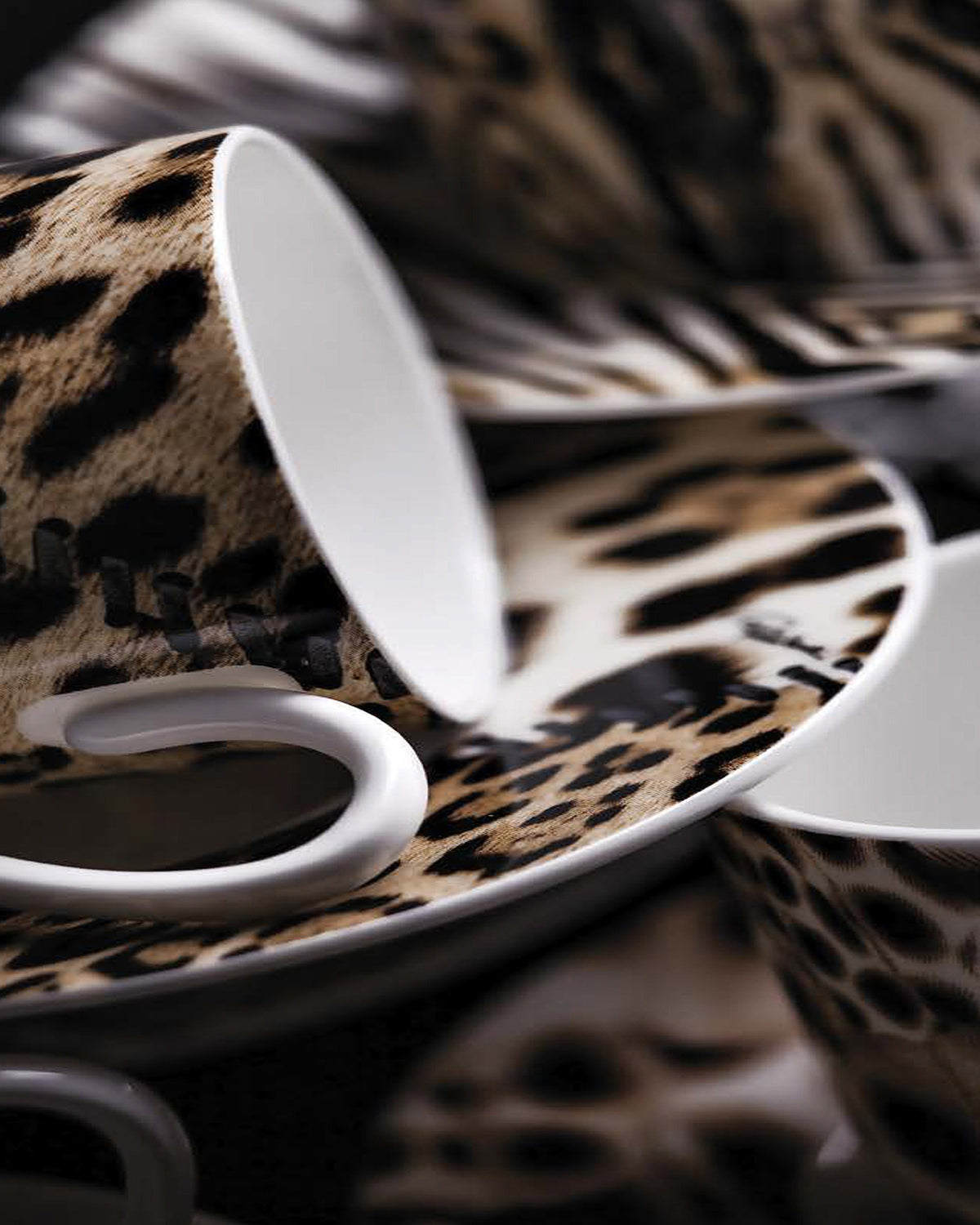 Roberto Cavalli Home Africa Zimbabwe & Djerba coffee cups & saucers – photo 3