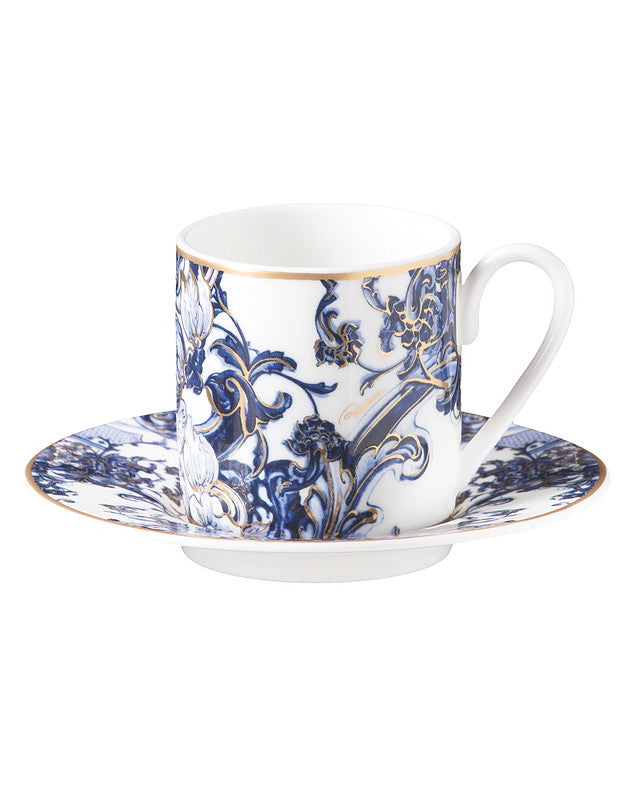 Roberto Cavalli Home Azulejos coffee cups & saucers