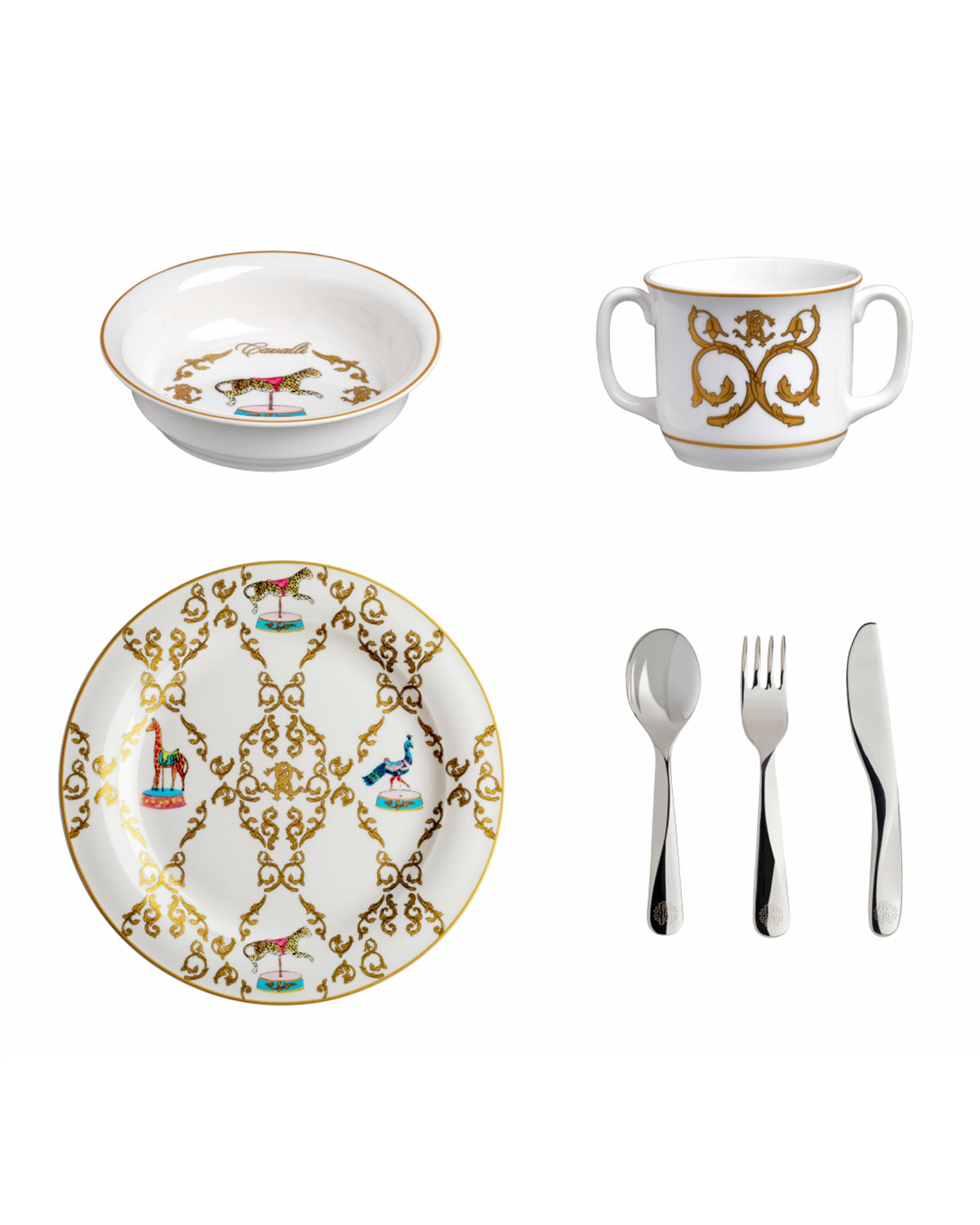 Roberto Cavalli Home Carosello baby set