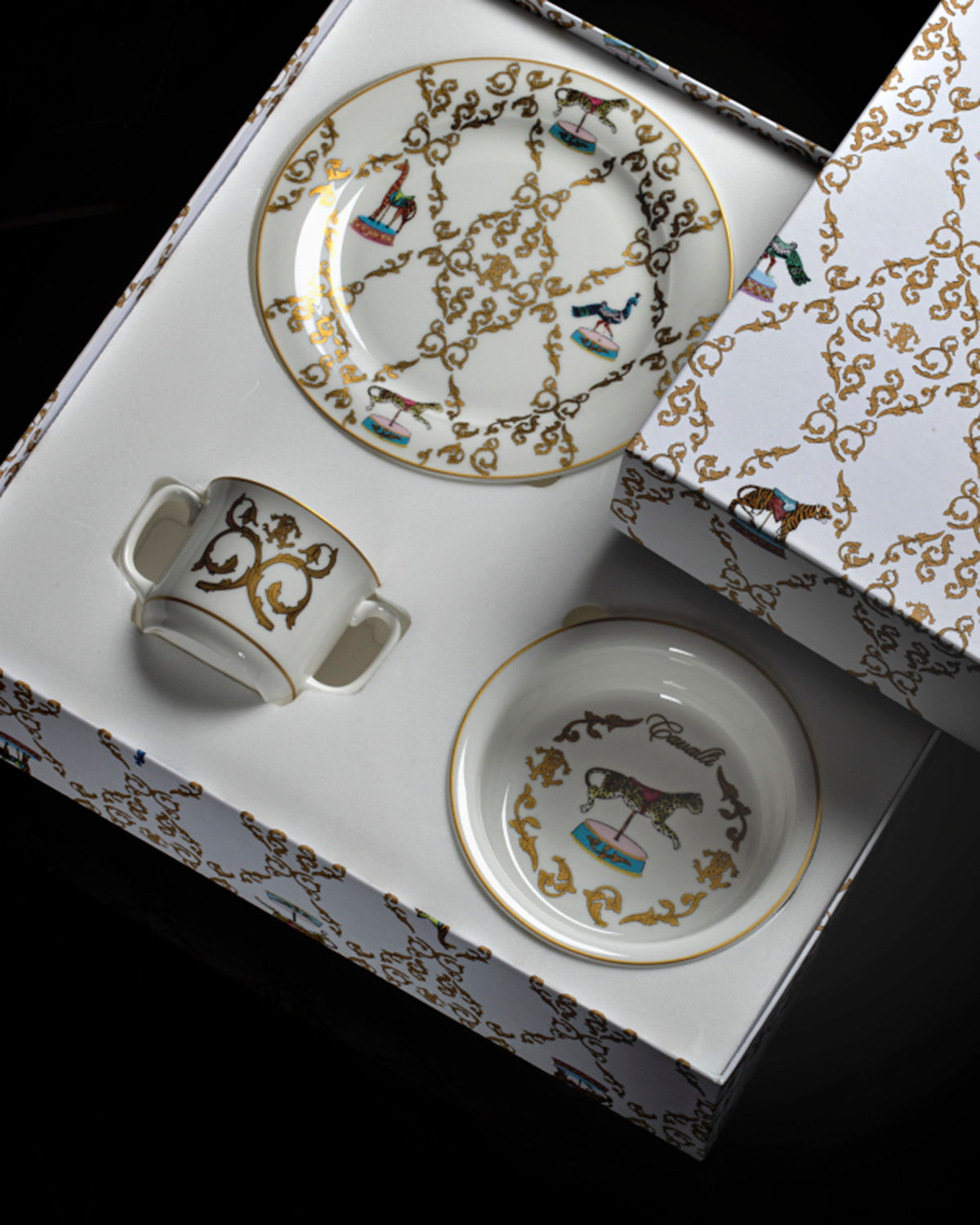 Roberto Cavalli Home Carosello baby set – photo 6