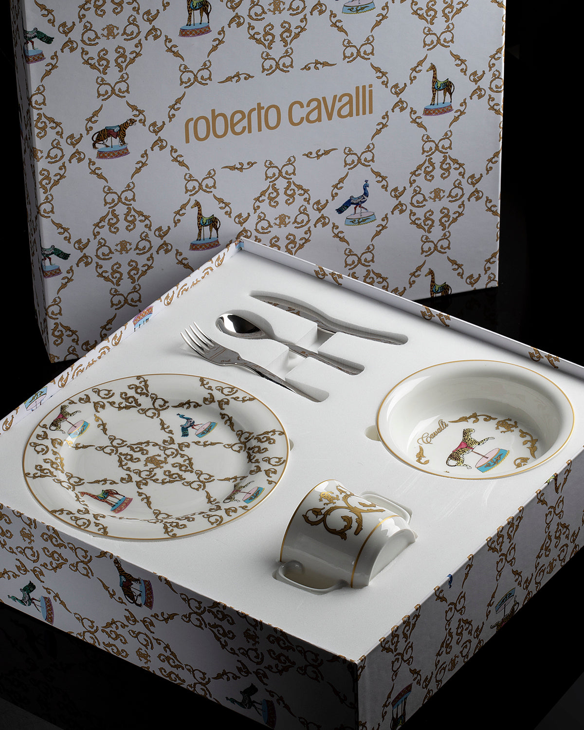 Roberto Cavalli Home Carosello baby set – photo 7
