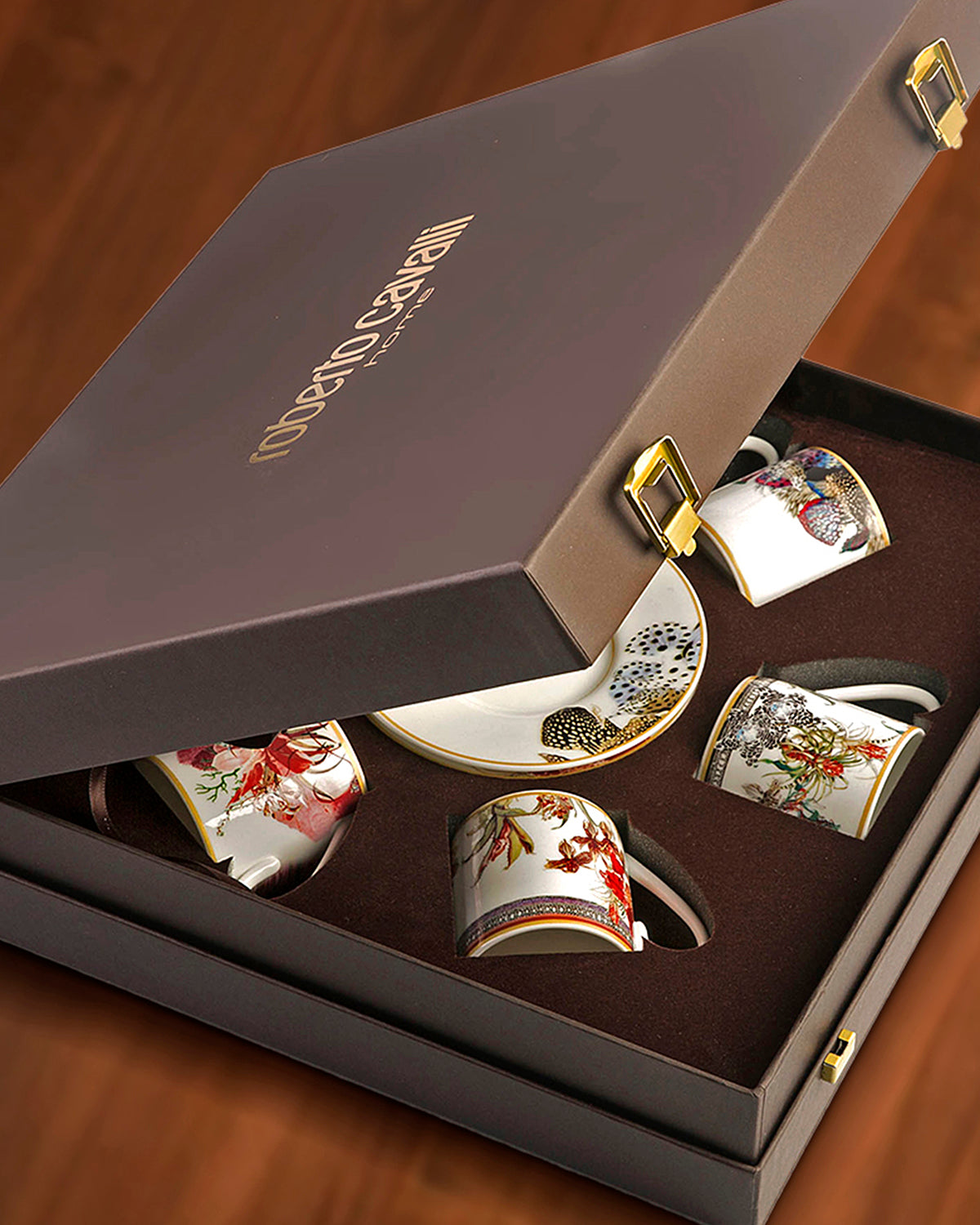 Roberto Cavalli Home Flowers coffee cups & saucers – photo 3
