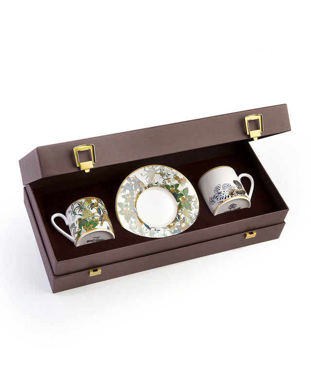 Roberto Cavalli Home Flowers Model F-B coffee cups & saucers