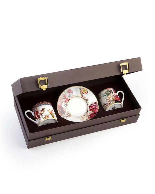 Roberto Cavalli Home Flowers Model D-A coffee cups & saucers