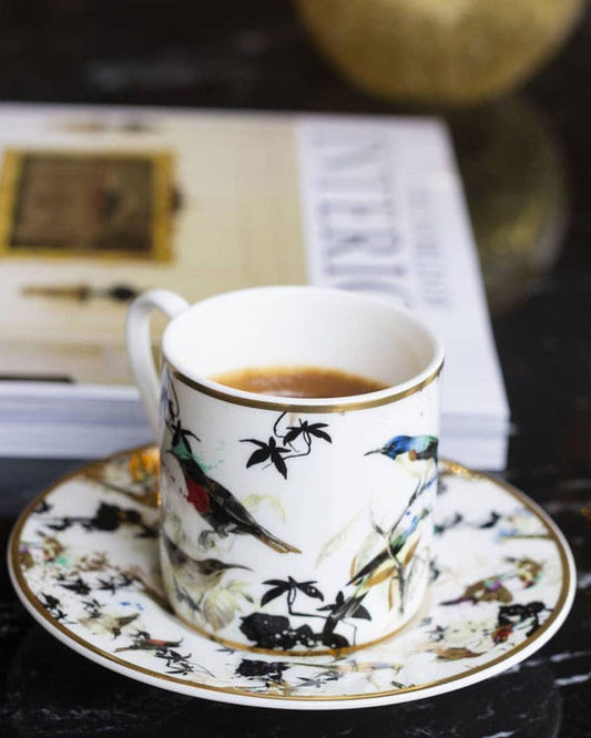 Roberto Cavalli Home Garden's Birds coffee cups & saucers – photo 2