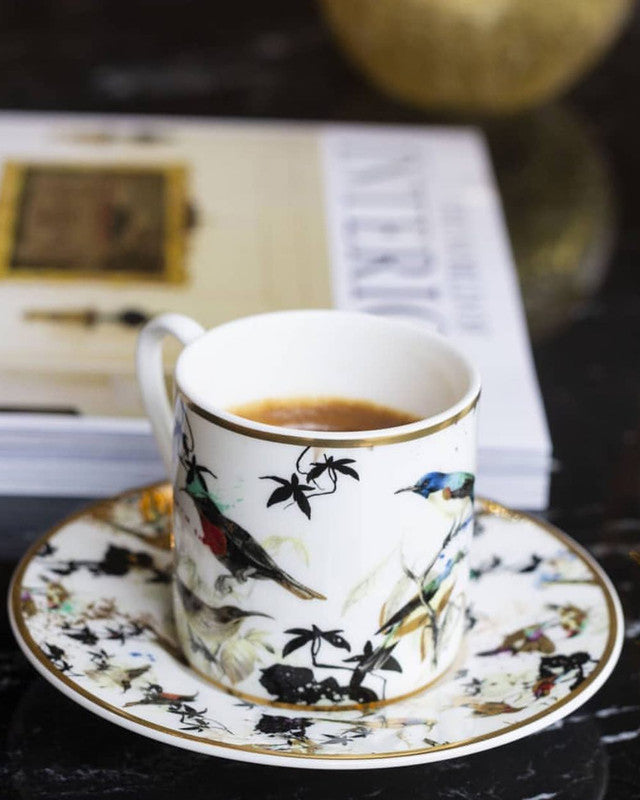 Roberto Cavalli Home Garden's Birds tea cups & saucers – photo 2