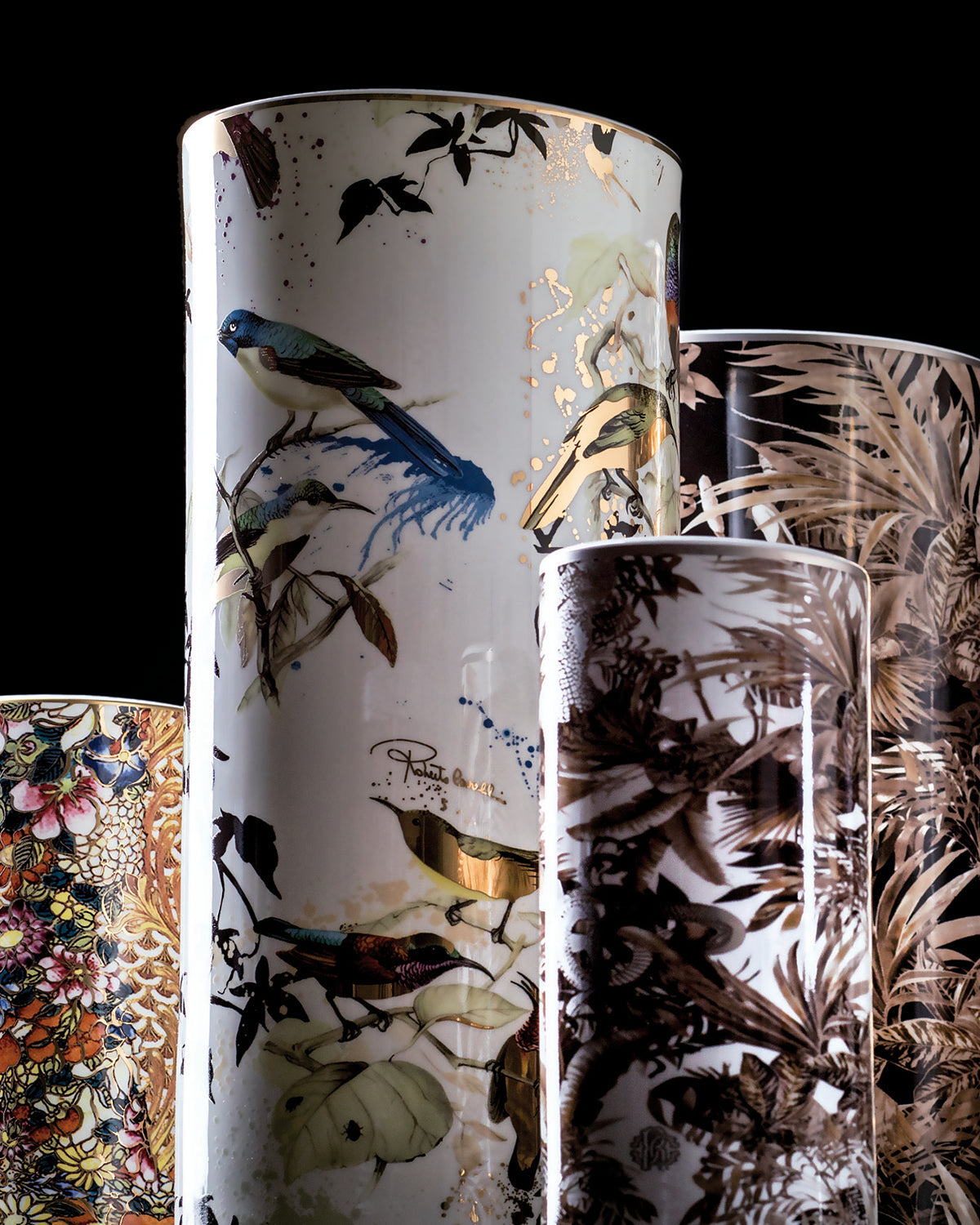 Roberto Cavalli Home Garden's Birds medium vase – photo 2