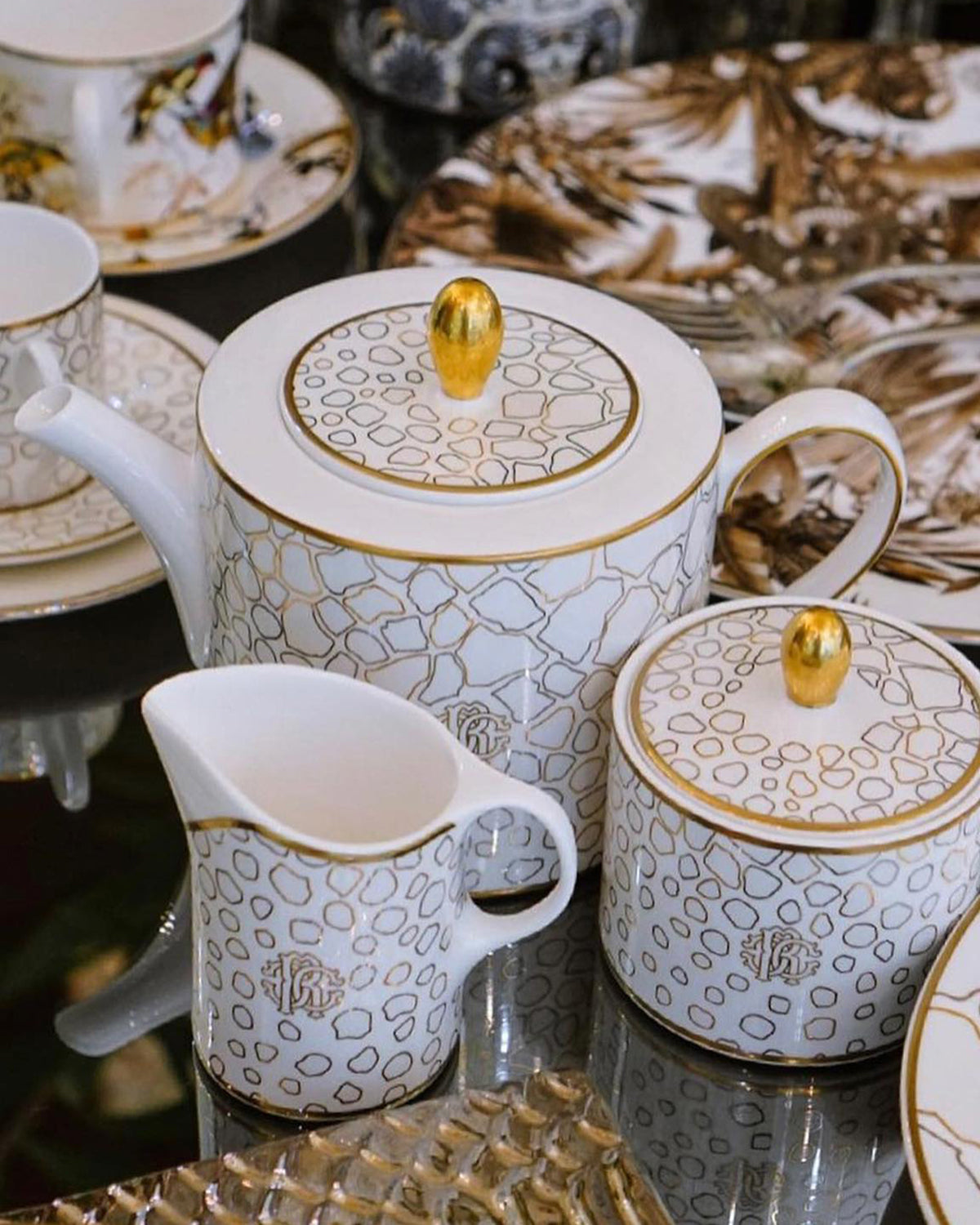 Roberto Cavalli Home Giraffe tea or coffee pot – photo 3