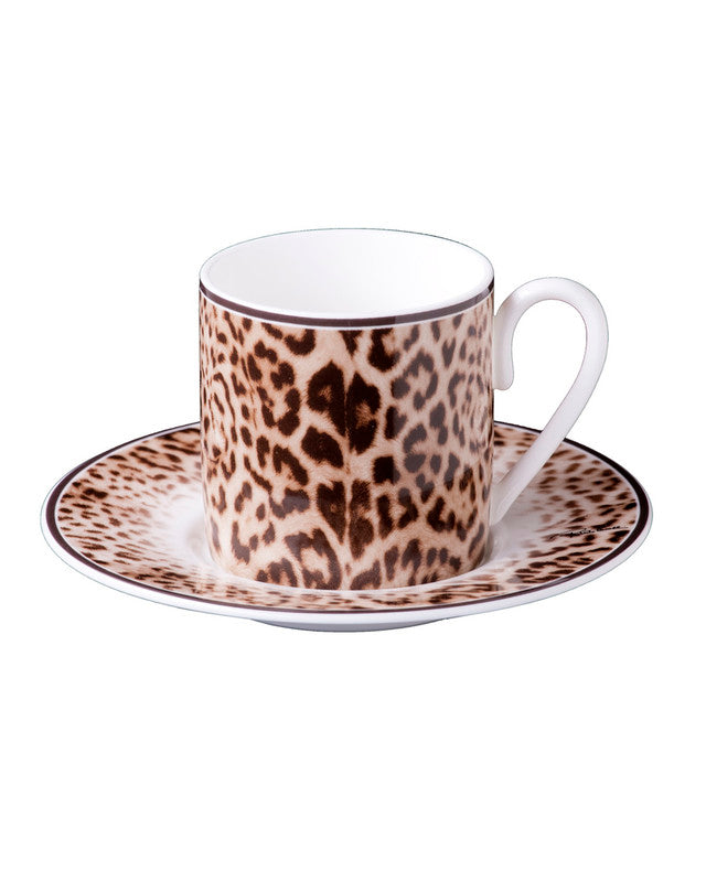 Roberto Cavalli Home Jaguar coffee cups & saucers