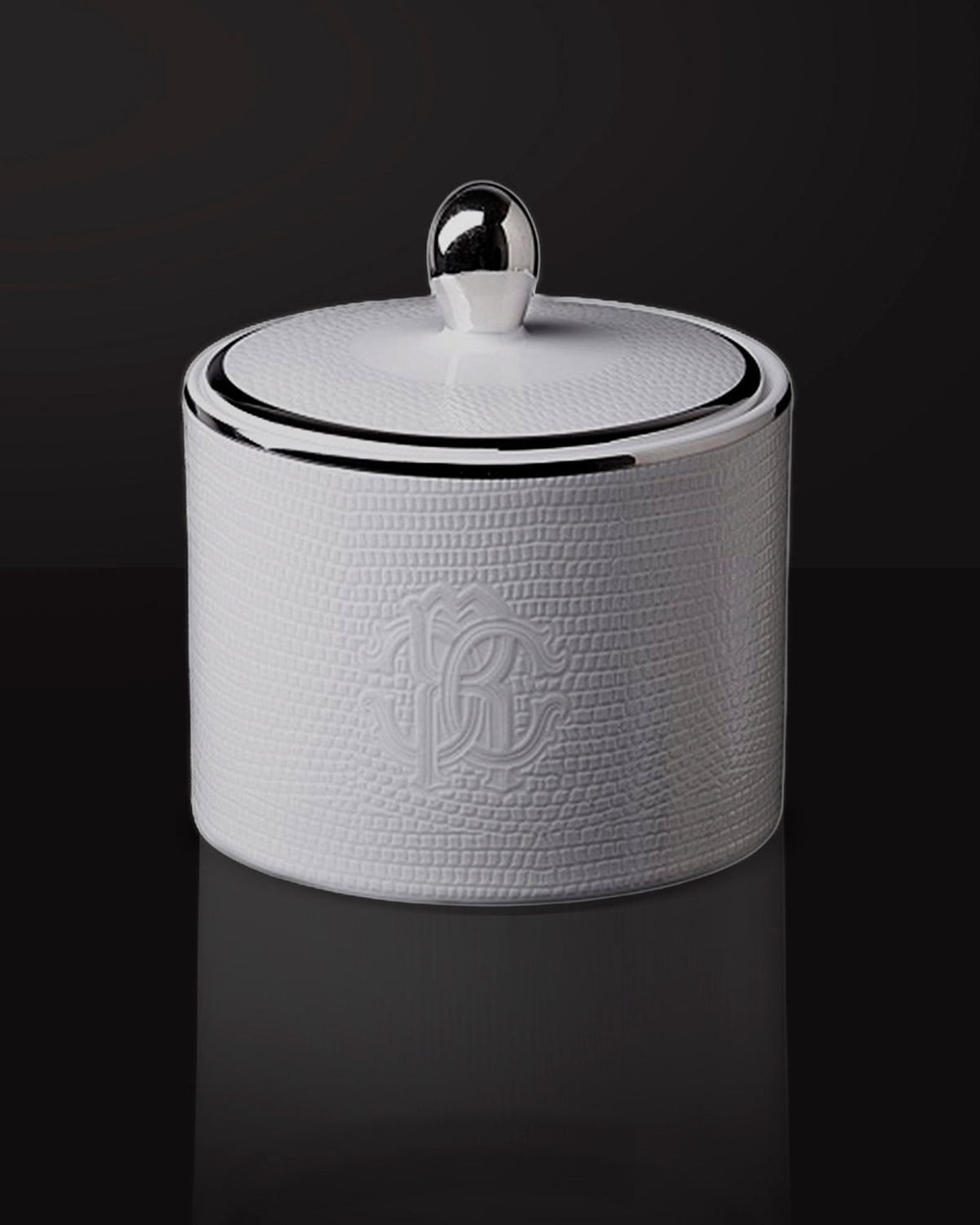 Roberto Cavalli Home Lizard Platinum sugar pot – photo 2
