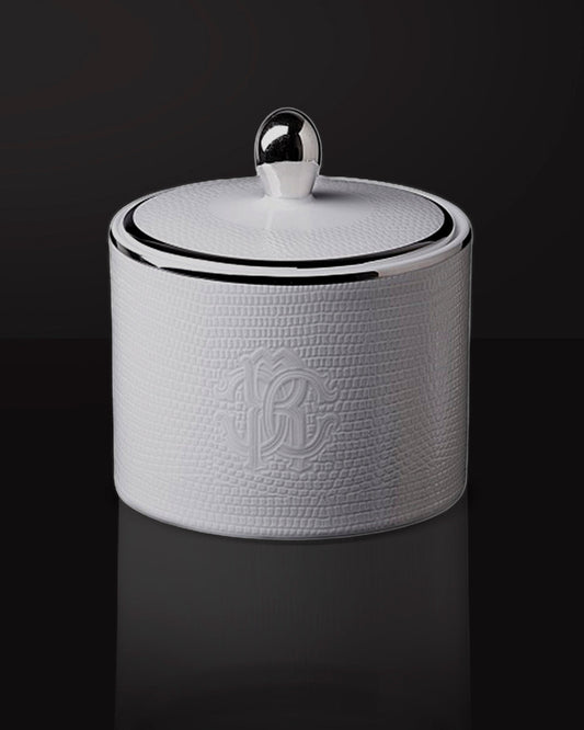 Roberto Cavalli Home Lizard Platinum sugar pot – photo 2