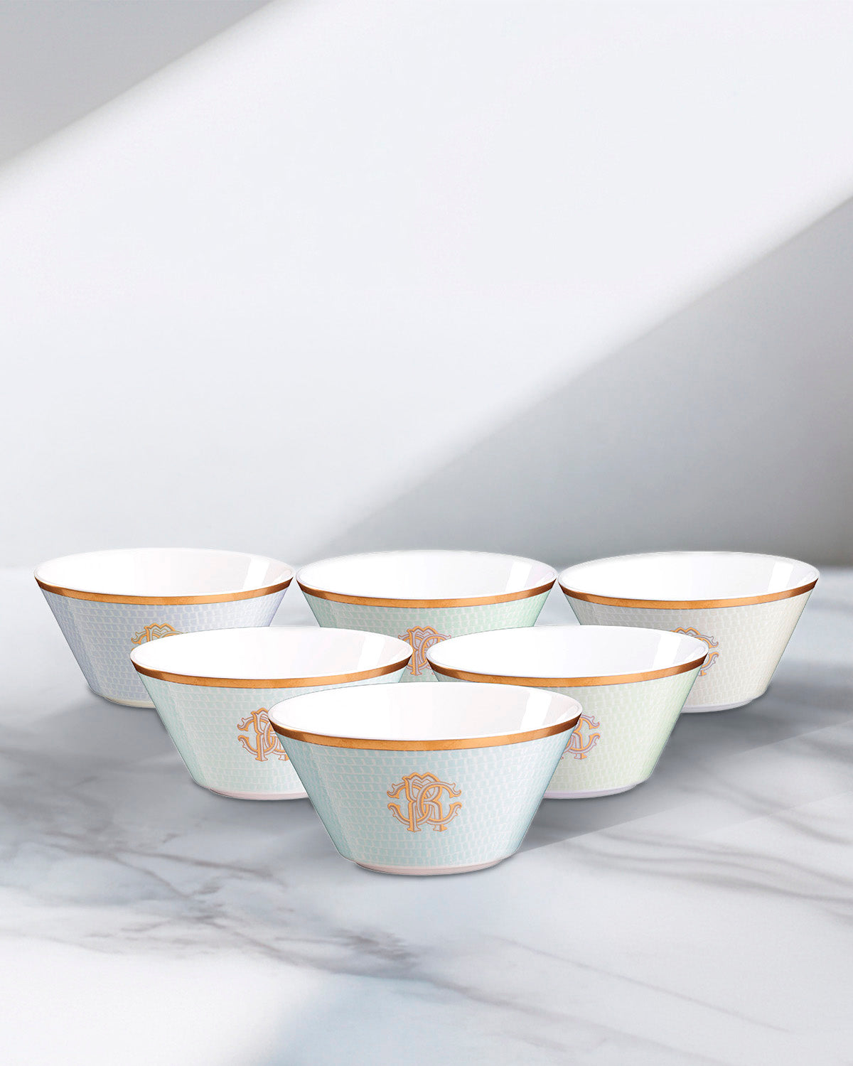 Roberto Cavalli Home Lizzard Sunrise fruit bowls – photo 3