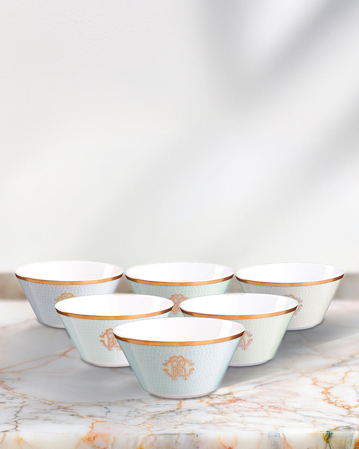 Roberto Cavalli Home Lizzard Sunrise fruit bowls – photo 2