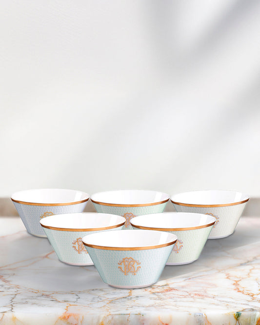 Roberto Cavalli Home Lizzard Sunrise fruit bowls – photo 2