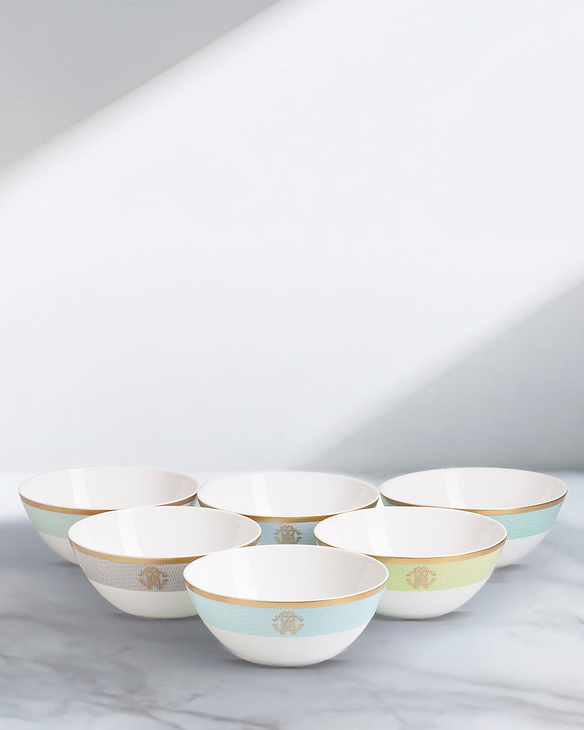 Roberto Cavalli Home Lizzard Sunrise soup bowls – photo 2