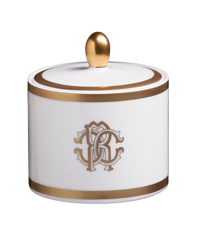 Roberto Cavalli Home Silk Gold sugar pot