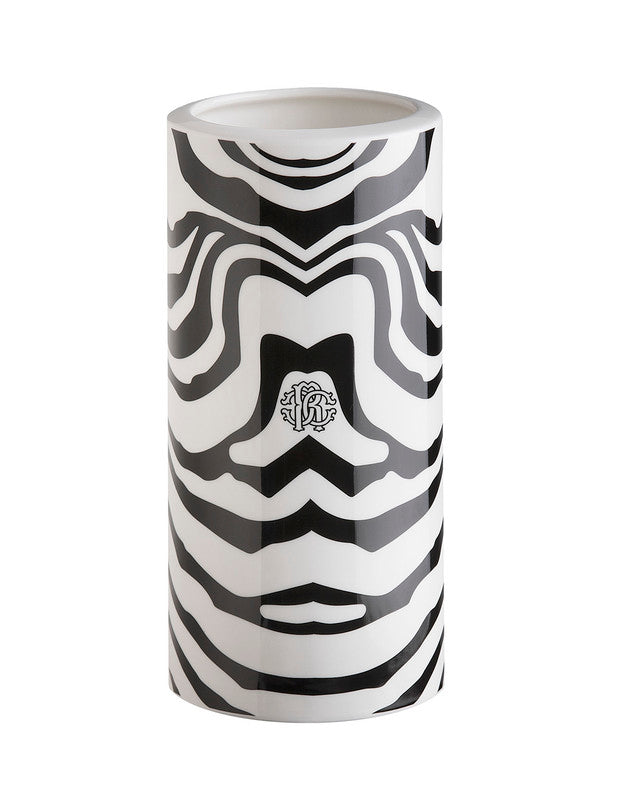 Roberto Cavalli Home Zebrage medium vase