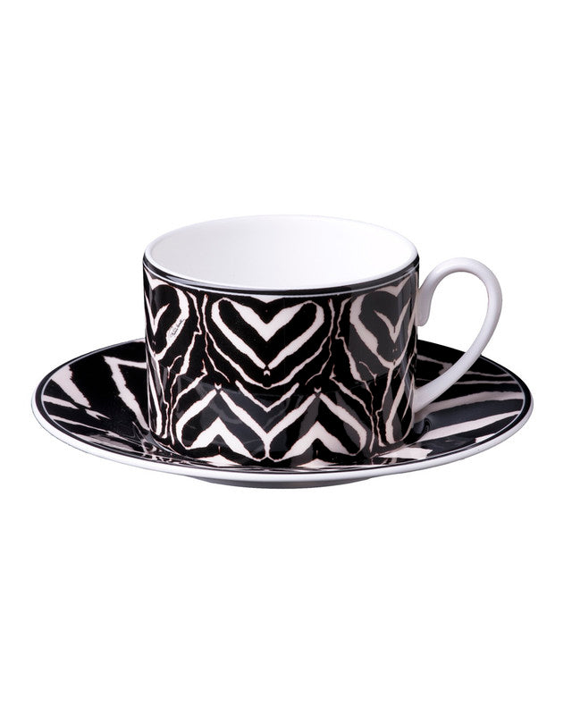 Roberto Cavalli Home Zebra tea cups & saucers