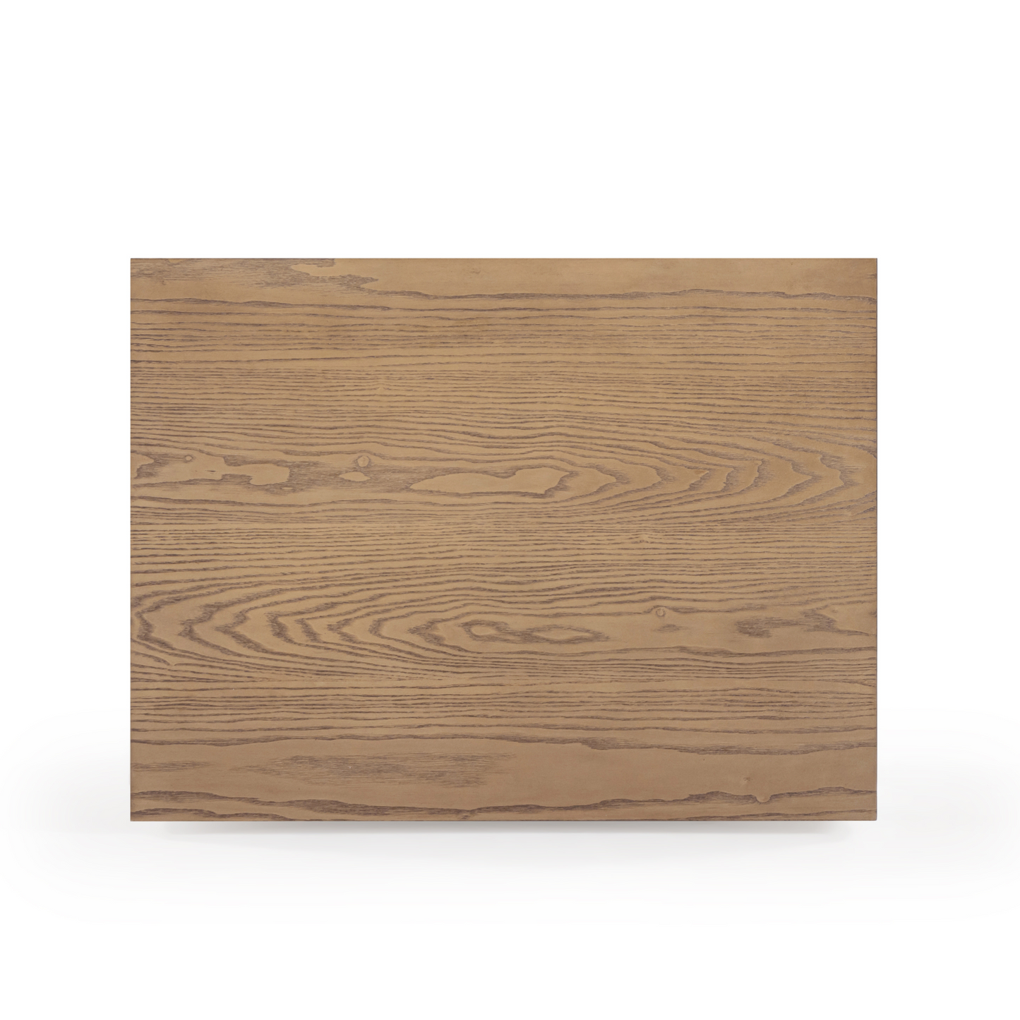Laurentis 23.5" Light Taupe Suede and Wood 3-Drawer Nightstand Natural by Tov Furniture